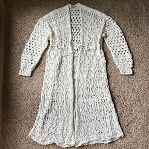 Free People Sweet Talker Crochet Cardigan